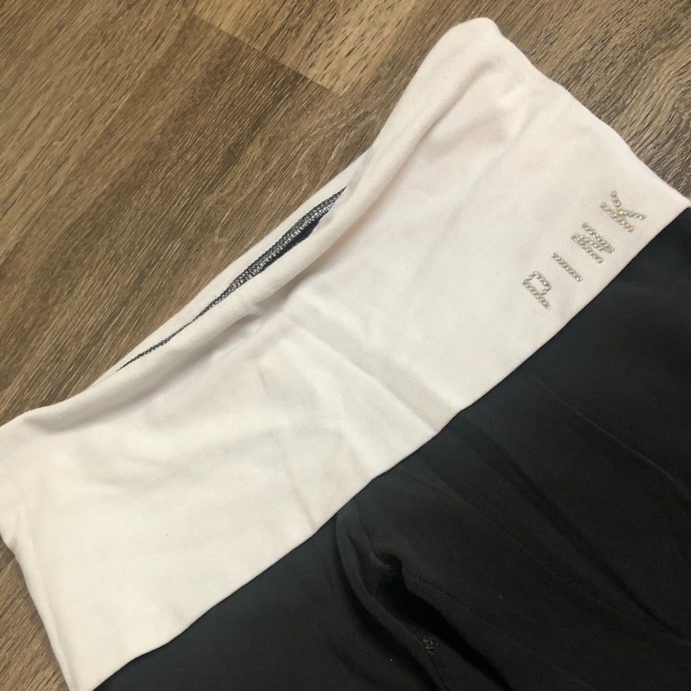 PINK roll over yoga leggings